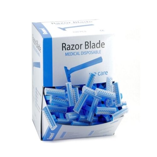 RICKIPARODI - Caixa de 100un Laminas Descartáveis para Depilação a Laser